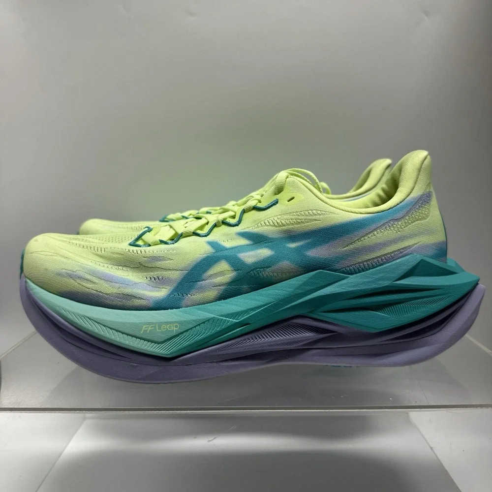 Asics Superblast 3 Yellow Energy Aqua 1013A177 Running Shoes Men's Size 9.5